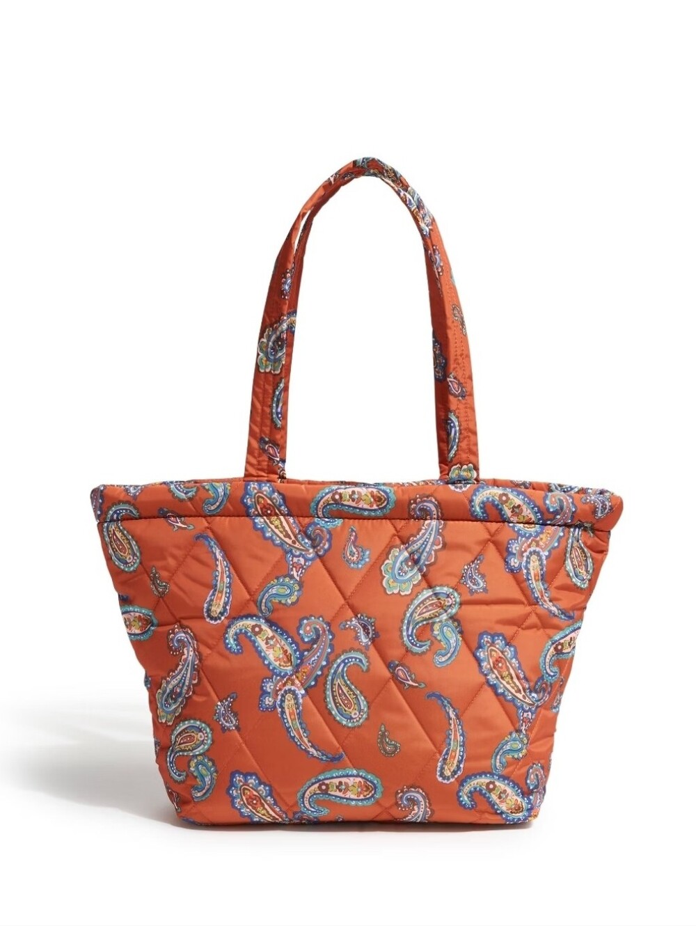 VERA BRADLEY NWT Manor Paisley Quilted East West Tote